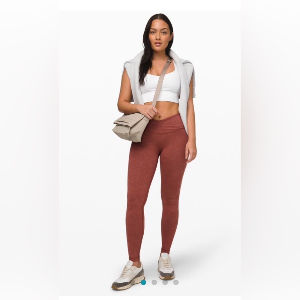 Lululemon Always On High-Rise Tight 28”  leggings Sky Wash print in Rustic Clay